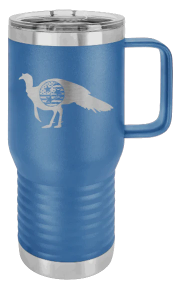 Tristar Flag Turkey - 20oz Mug Laser Engraved - Image 2