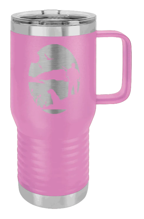 Hunter With Dog - 20oz Mug Laser Engraved - Image 6