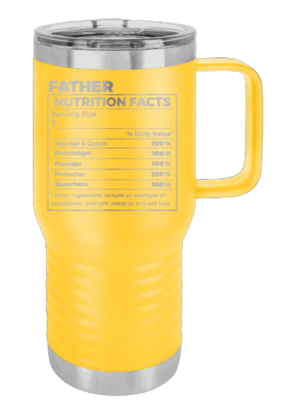 Father Nutrition - 20oz Mug Laser Engraved - Image 16