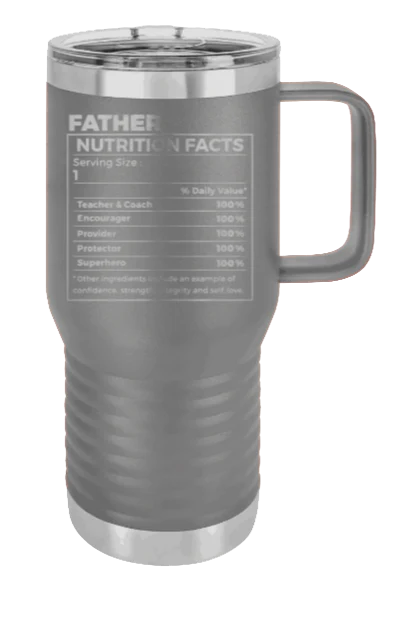 Father Nutrition - 20oz Mug Laser Engraved - Image 3