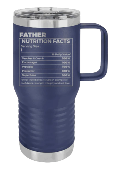 Father Nutrition - 20oz Mug Laser Engraved - Image 8