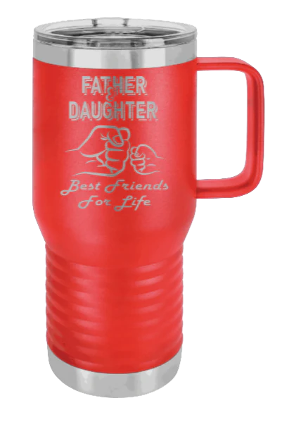 Father & Daughter Fist Bump - 20oz Mug Laser Engraved - Image 13