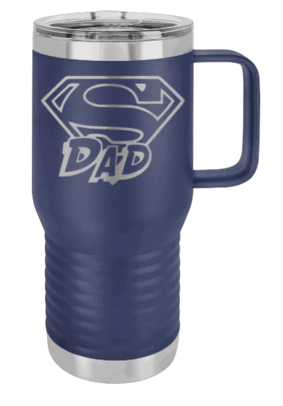 Super Dad - 20oz Mug Laser Engraved - Image 8