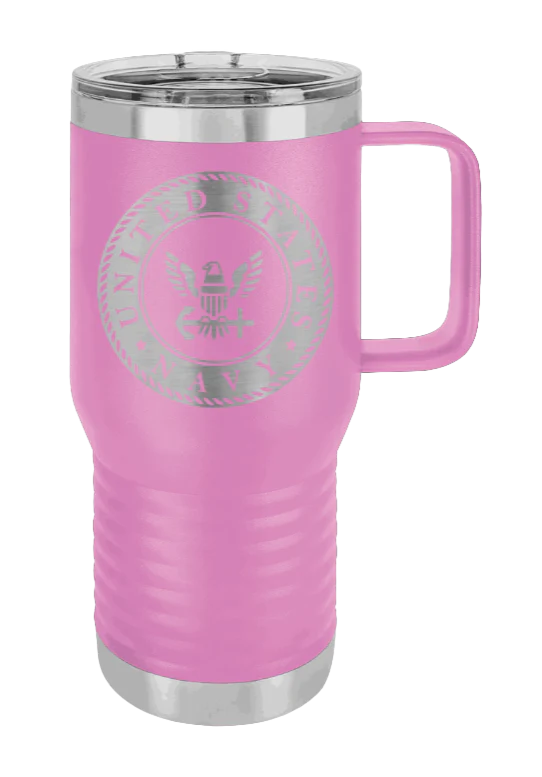 Navy  - 20oz Mug Laser Engraved - Image 6