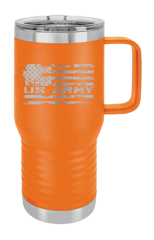 Army Flag - 20oz Mug Laser Engraved - Image 10
