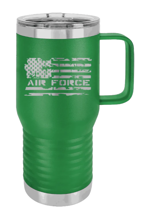 Air Force Flag - 20oz Mug Laser Engraved - Image 4