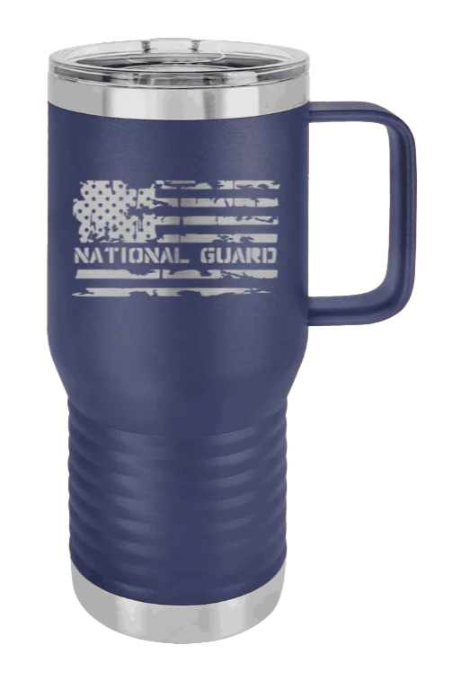 National Guard Flag - 20oz Mug Laser Engraved - Image 8