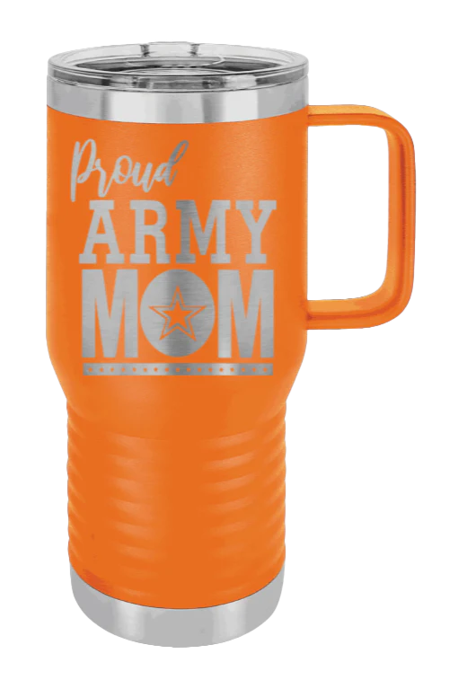 Army Mom - 20oz Mug Laser Engraved - Image 10