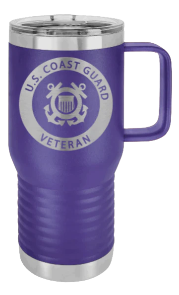 Coast Guard Veteran - 20oz Mug Laser Engraved - Image 13