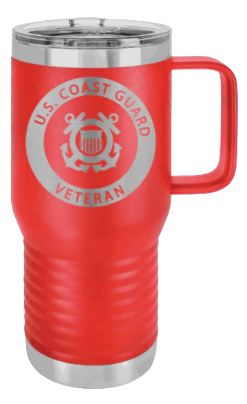 Coast Guard Veteran - 20oz Mug Laser Engraved - Image 14