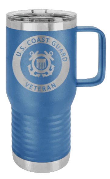Coast Guard Veteran - 20oz Mug Laser Engraved - Image 2