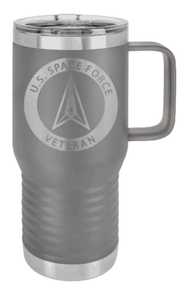 Space Force Veteran - 20oz Mug Laser Engraved - Image 4