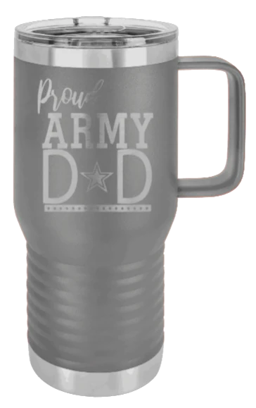 Army Dad - 20oz Mug Laser Engraved - Image 4