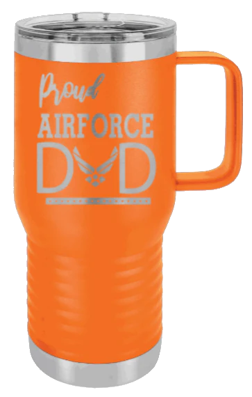 Air Force Dad - 20oz Mug Laser Engraved - Image 11