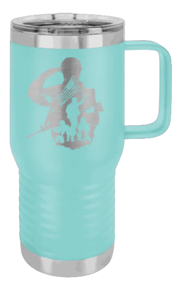 Soldier - 20oz Mug Laser Engraved - Image 15