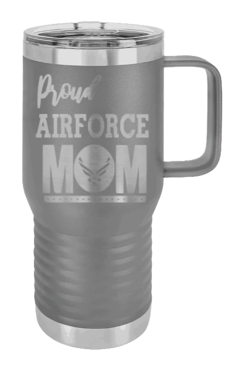 Air Force Mom - 20oz Mug Laser Engraved - Image 3