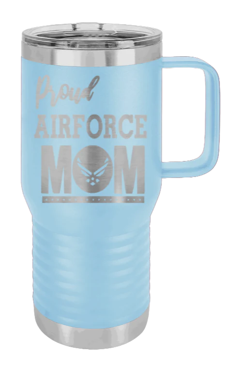 Air Force Mom - 20oz Mug Laser Engraved - Image 5