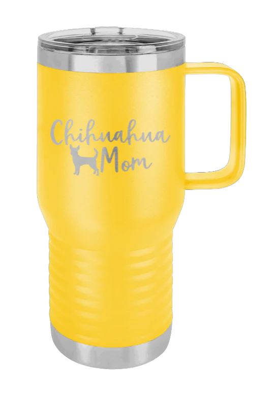 Chihuahua Mom - 20oz Mug Laser Engraved - Image 16