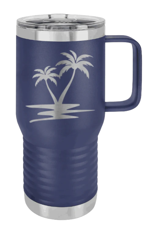 Palm Trees - 20oz Mug Laser Engraved - Image 8