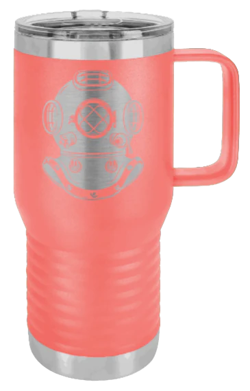 Dive Helment - 20oz Mug Laser Engraved - Image 3