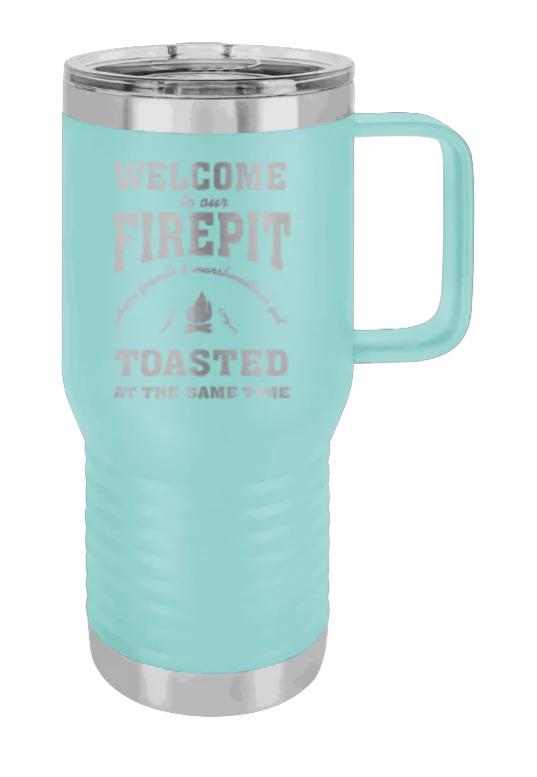 Welcome To Our Firepit - 20oz Mug Laser Engraved - Image 15