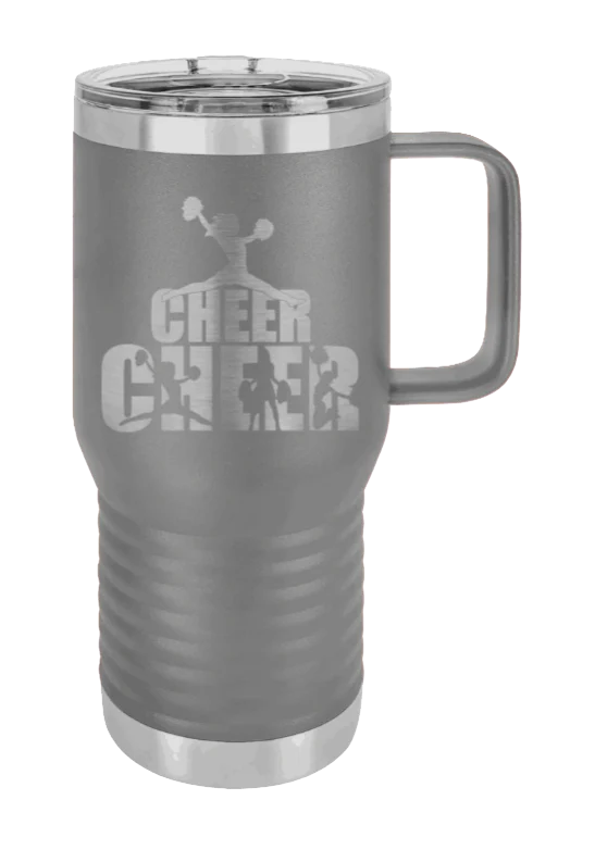 Cheerleader - 20oz Mug Laser Engraved - Image 4
