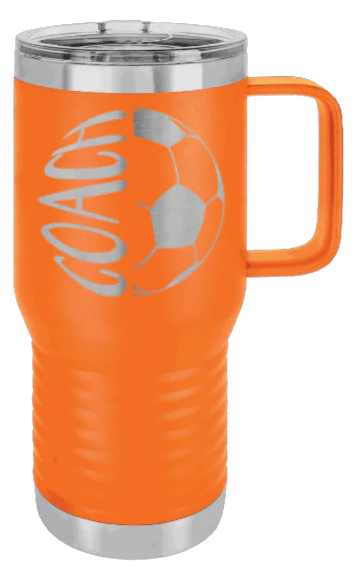 Soccer Ball Coach - 20oz Mug Laser Engraved - Image 11
