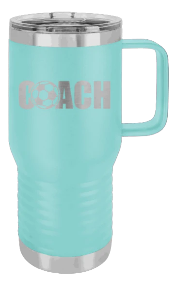 Soccer Coach - 20oz Mug Laser Engraved - Image 15