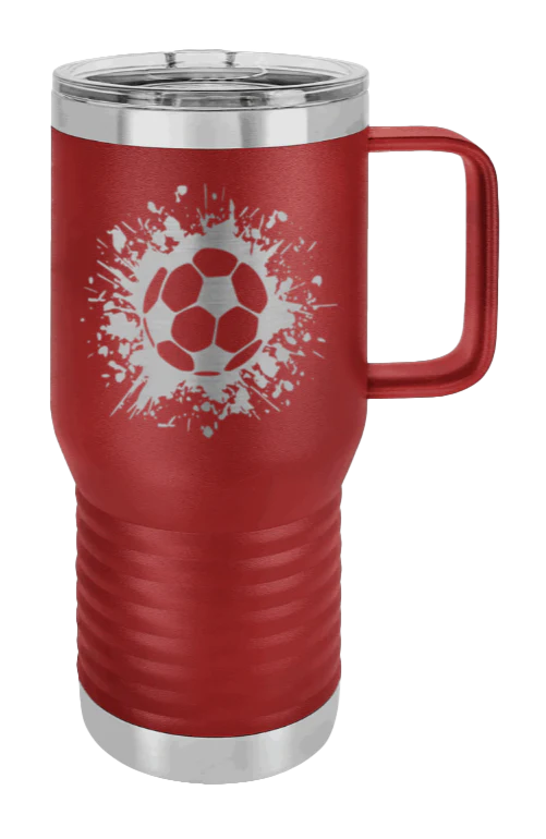 Soccer - 20oz Mug Laser Engraved - Image 8