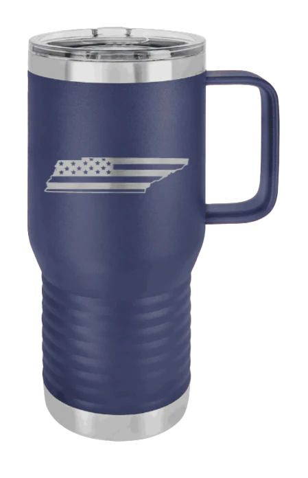 Tennessee Flag - 20oz Mug Laser Engraved - Image 8