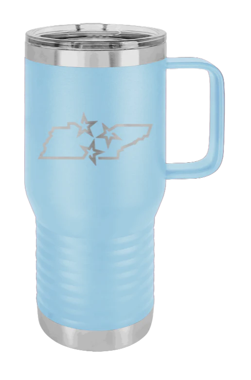Tennessee Tristar State - 20oz Mug Laser Engraved - Image 6