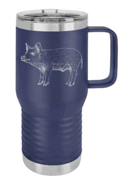 Pig - 20oz Mug Laser Engraved - Image 8