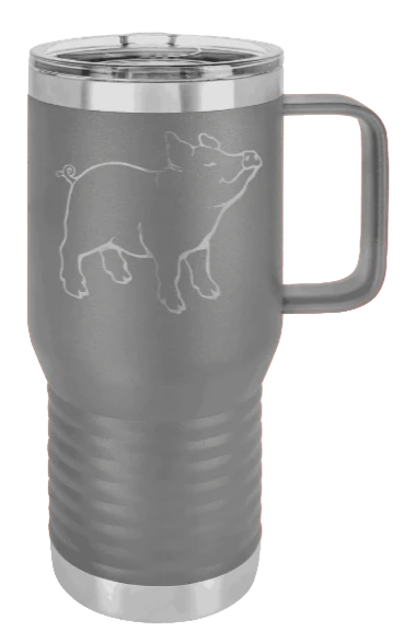 Pig - 20oz Mug Laser Engraved - Image 4