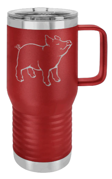 Pig - 20oz Mug Laser Engraved - Image 8