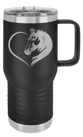 Horse Love - 20oz Mug Laser Engraved