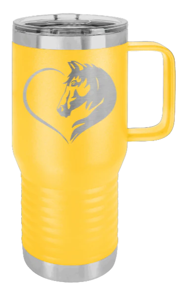 Horse Love - 20oz Mug Laser Engraved - Image 17