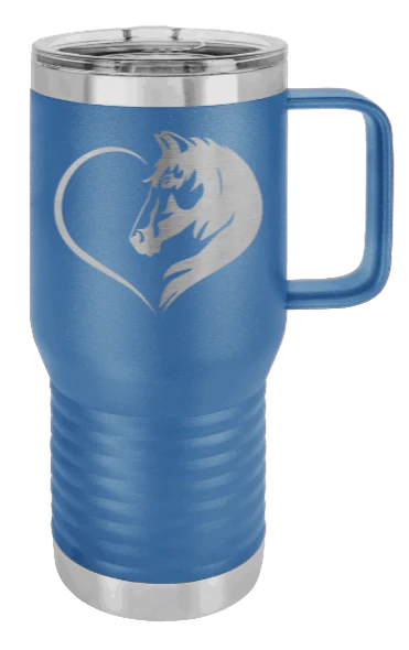 Horse Love - 20oz Mug Laser Engraved - Image 2
