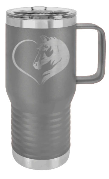 Horse Love - 20oz Mug Laser Engraved - Image 4
