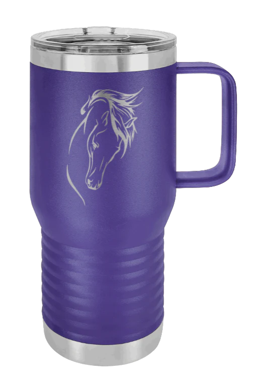 Horse 2 - 20oz Mug Laser Engraved - Image 12