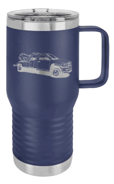 Tow Truck - 20oz Mug Laser Engraved - Image 9