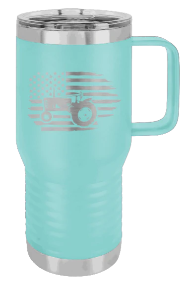 Tractor Flag 2 - 20oz Mug Laser Engraved - Image 15