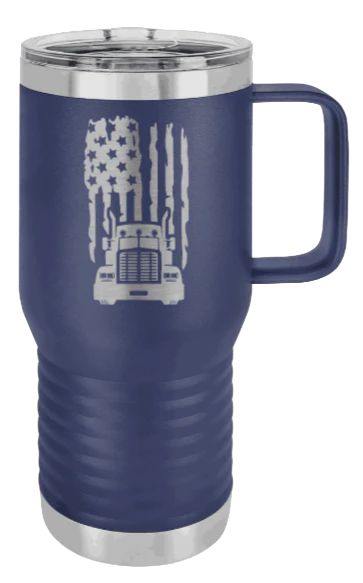 Truck Flag - 20oz Mug Laser Engraved - Image 9