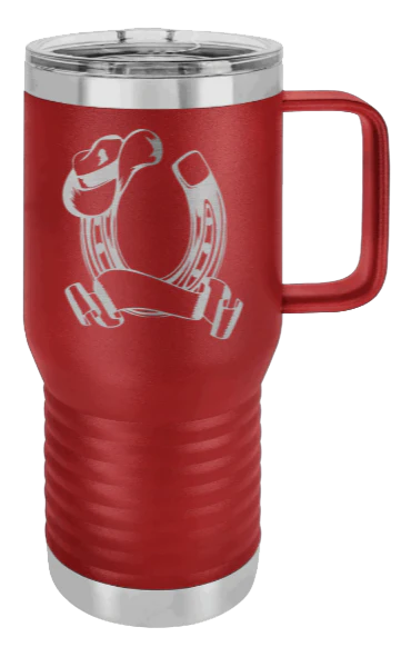 Horse Banner - 20oz Mug Laser Engraved - Image 8