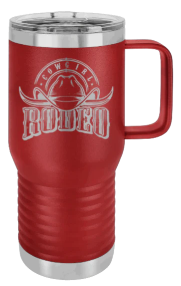 Rodeo Cowgirl - 20oz Mug Laser Engraved - Image 8