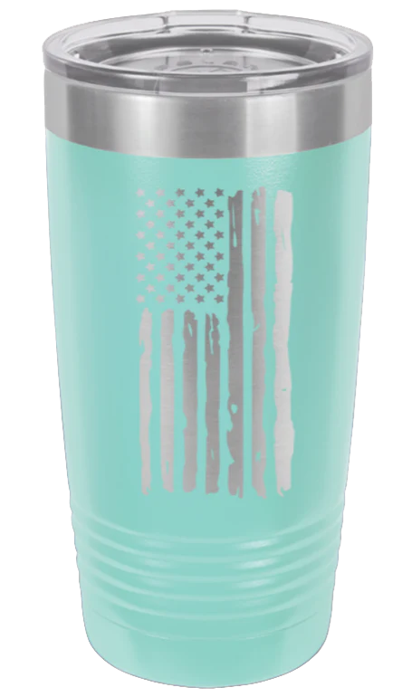 Distressed Flag - 20oz Tumbler - Image 15
