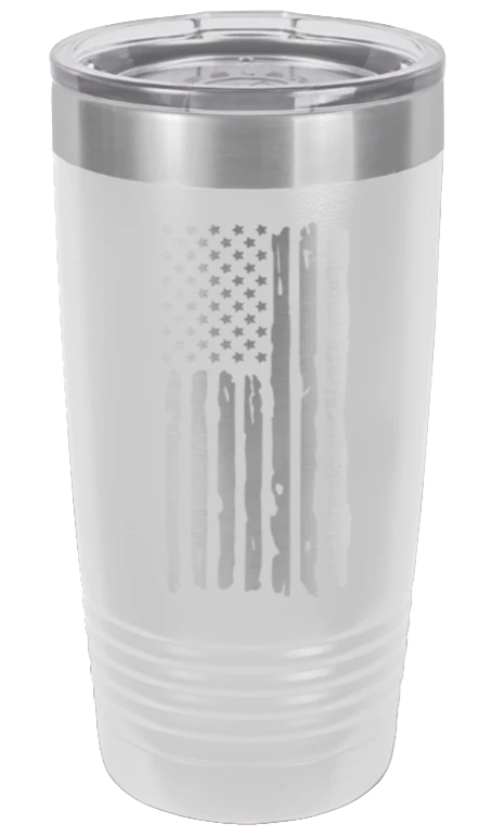 Distressed Flag - 20oz Tumbler - Image 16