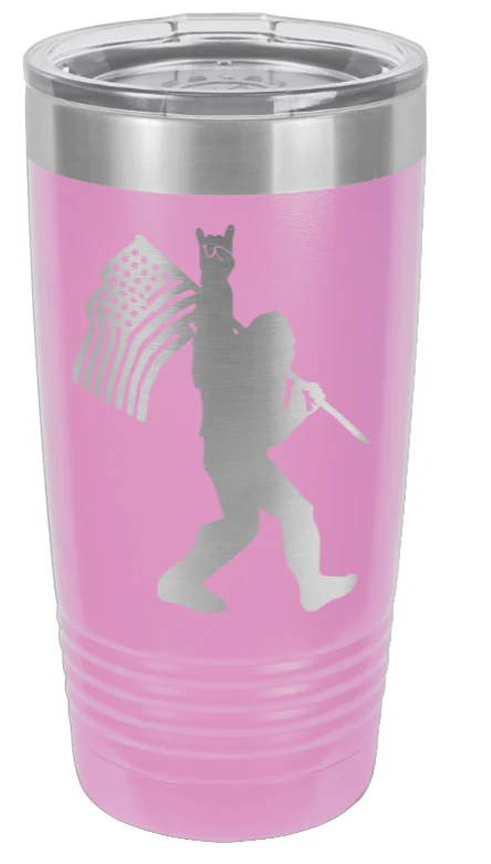 Squatch Flag - 20oz Tumbler - Image 7