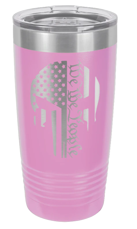 Punisher Flag - 20oz Tumbler - Image 7