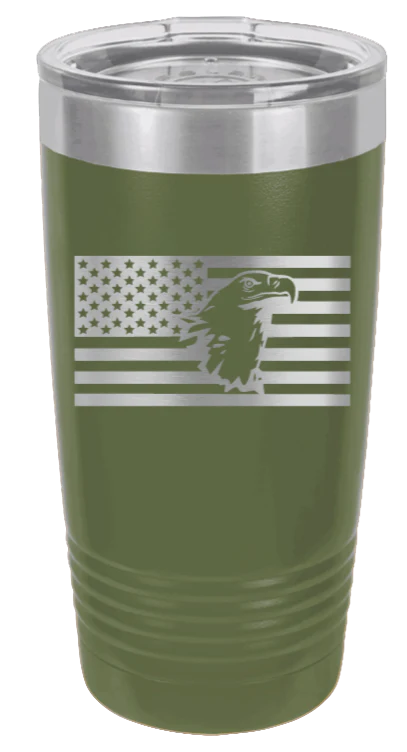 Eagle Flag - 20oz Tumbler - Image 10