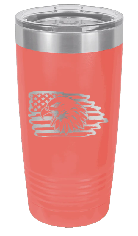 Eagle Flag 2 - 20oz Tumbler - Image 3